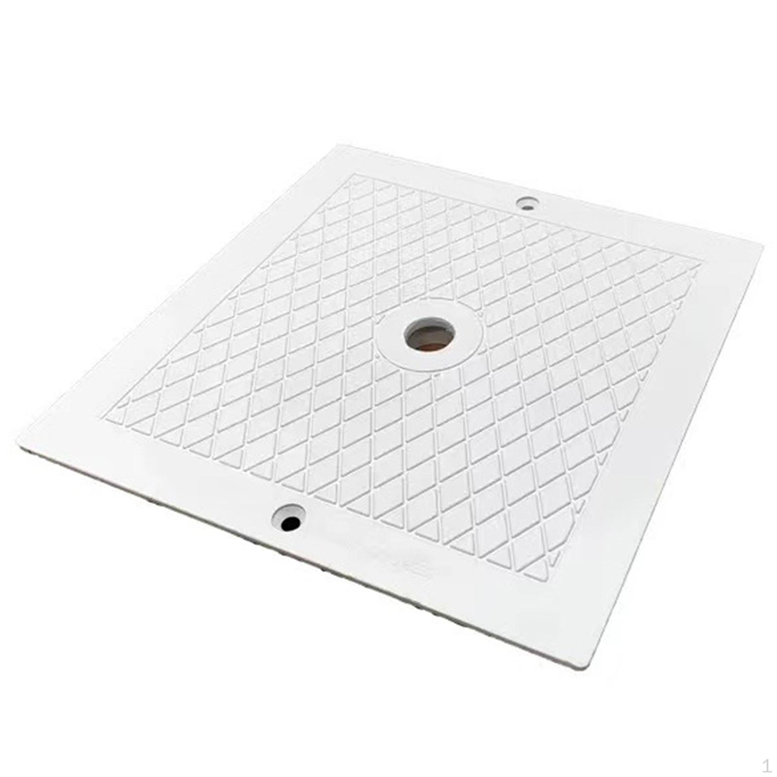 10   Skimmer Lid Swimming Pool Cover Easy to Install Plate Durable Square Deck