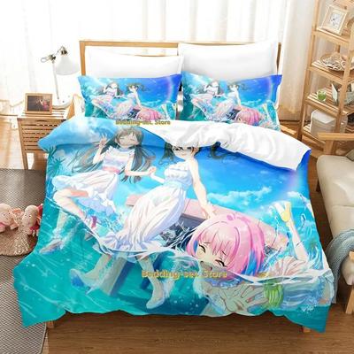 New Takafuji Kako Bedding Set Single Twin Full Queen King Size Bed Set Adult Kid Bedroom Duvetcover Sets Anime Parure De Lit Bed