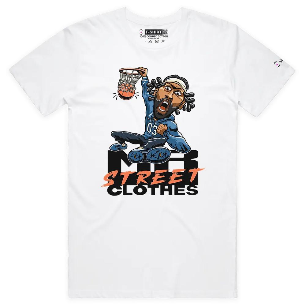 

Davis Mr Street Clothes Sports Graphic Premium T-Shirt for Basketball Fans S