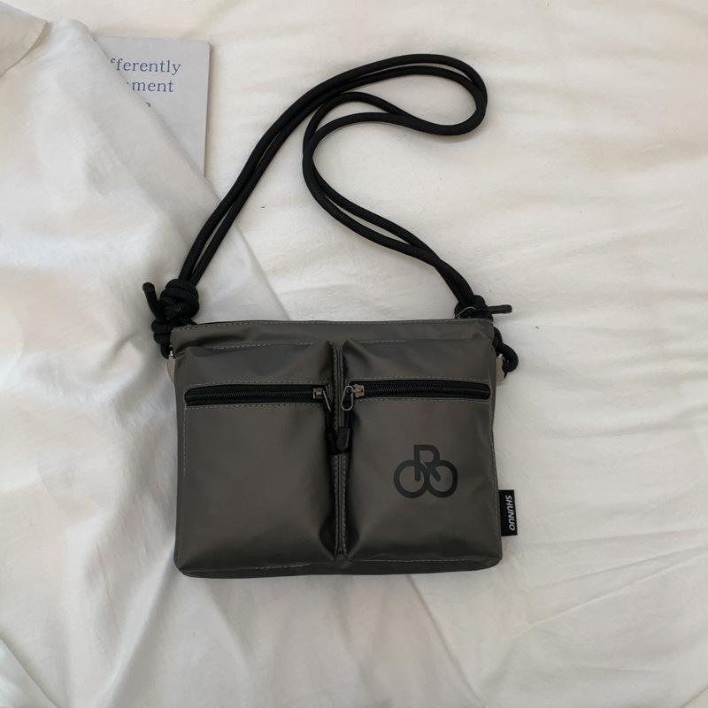 

Fashi Comfortable Crossbody Bags for Women Trendy Korean Style Casual Shoulder Bag with Dual Pockets Sporty Messenger Bag зелений