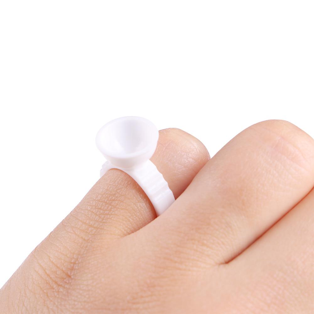 Disposable Eye Lashes Eyelash Pallet Glue Ring Grafting Eyelash Tool Glue Pallet Eyelash Extensions