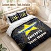 Custom Name Bedding Set 3 PiecesNorth Queensland Cowboys Print Duvet Cover + 2 Pillowcases Soft Bed Decor
