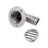 AndyMarine Stainless Steel Durable Deck Drain Cockpit Drain Scupper Plug Drainage Boat Accessories Marine Hardware