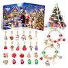 DIY Christmas Bracelet Advent Calendar Kit with Tree Xmas Countdown Calendar Xmas Bracelets Toy Arrival Calendar Xmas Ideal Gift