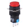 5PCS Momentary Push Button Switch LA16‑11 AB6‑M AC 250V 3A DC 30V 5A Round Button Switch