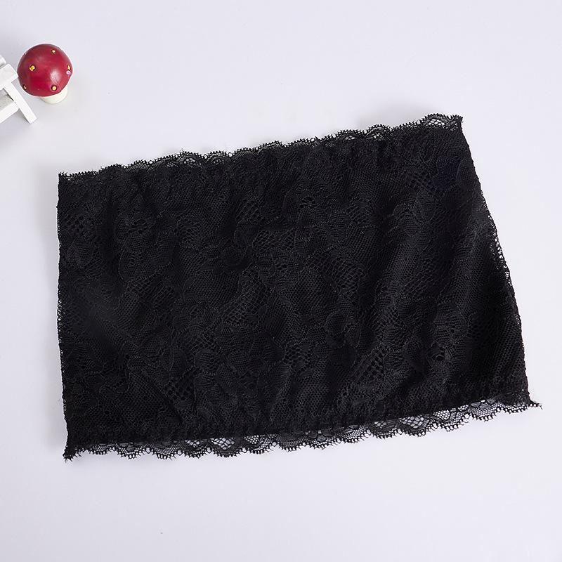 

Strapless Lace Bandeau Underbust Women s One-Piece Top One Size чорний