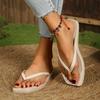 fashion New Summer Flip-flops Women Pinch Foot Outside Wear Non-slip Flat Light Wear-resistant Beach Sandals Women Shoes