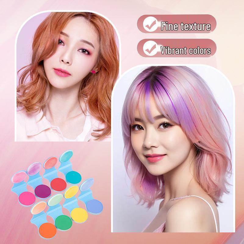 Temporary Colorful Hair Powder for Braids