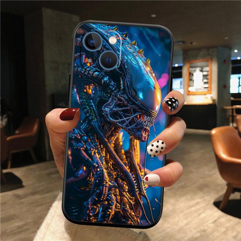 Aliens vs Predator Xenomorph Shell Phone Case for Samsung Galaxy Note 10 20 S23 S24 S25 Ultra FE Plus Edge Lite A02S A35 A07 A17