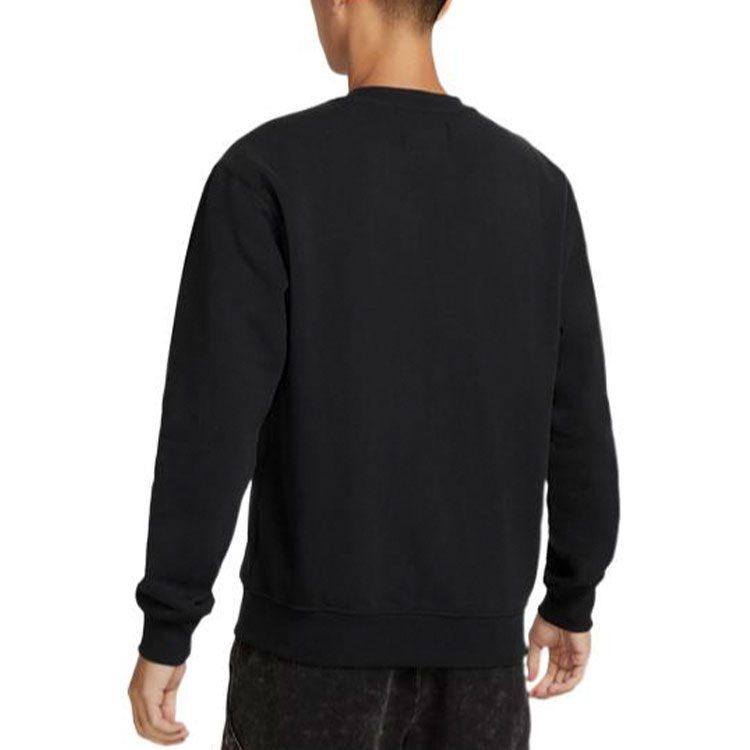 Jordan ESSENTIALS Sweatshirts Men's Black Crew Neck Thickened Regular FB3910-010