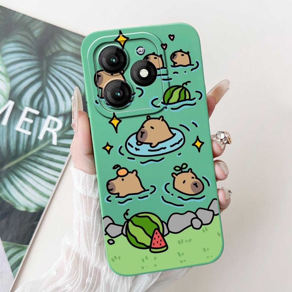 For Itel A70 A665L Case Soft Silicone Fashion Rabbit Phone Cover For Itel A 70 A70 Fundas ItelA70 Casing Shockproof Cover