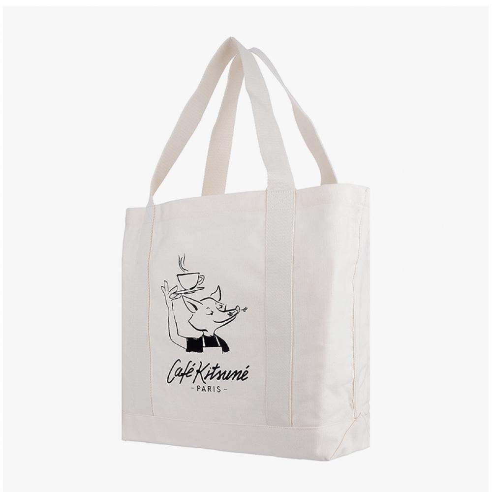 Maison Kitsun  Caf  Kitsun  Sac Tote Renard P709