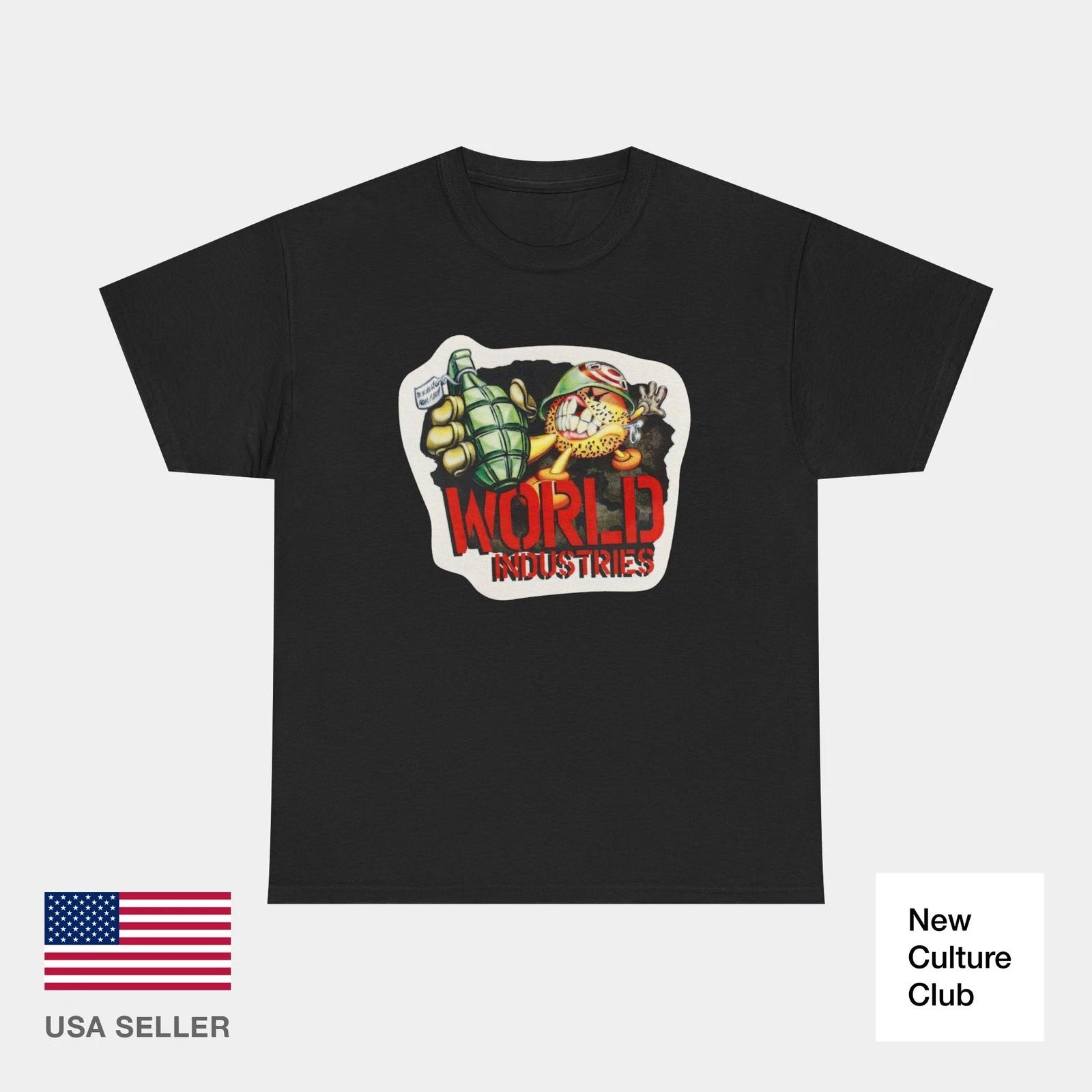 Grenade Flameboy World Industries 2001 Skateboard Vintage Classic TShirt Print M
