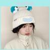 Gestrickte Cartoon Lustige Mütze Für Damen Mit Wärme Winter Outdoor Accessoire