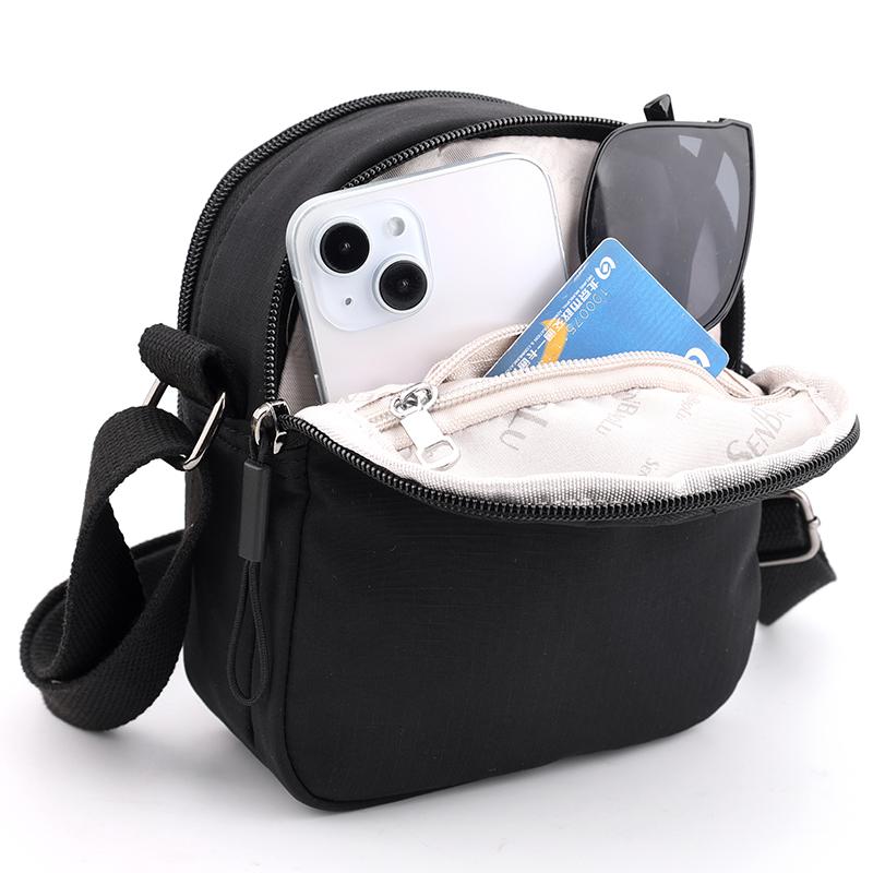 Women's Crossbody Mini Bag Shoulder Bag Nylon Bag Mobile Phone Bag
