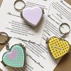 Alloy Hardware Keychain Heart Shaped Key Ring Durable Keychain Pendant  Couple Gift