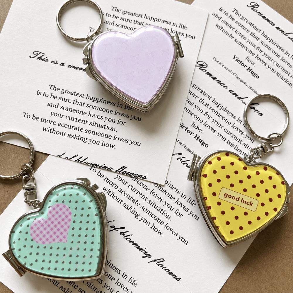 Alloy Hardware Keychain Heart Shaped Key Ring Durable Keychain Pendant  Couple Gift