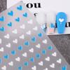 Adhesive Love Heart Manicure Accessories Nail Decorations Heart Nail Stickers Heart Nail Decals