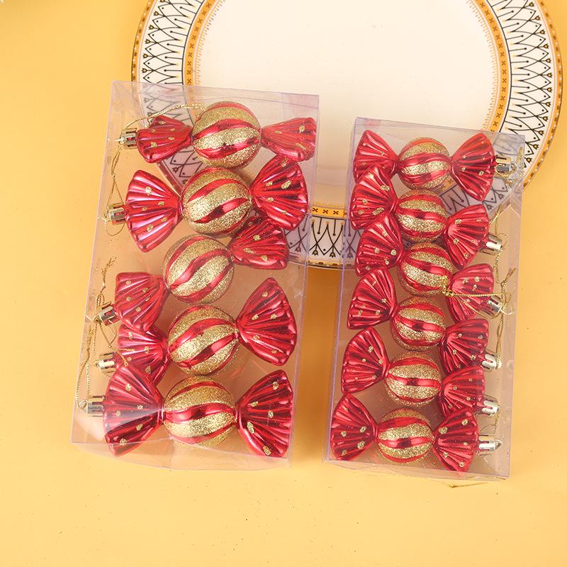 Gold Christmas Bells & Silk Florals: European & American Style Tree Ornaments & Hanging Decor