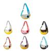 Hands Free Dog Sling Carrier Bag Colorful Front Pocket Puppy Crossbody Bag Portable Safety Hook Pocket Cat Tote Pouch