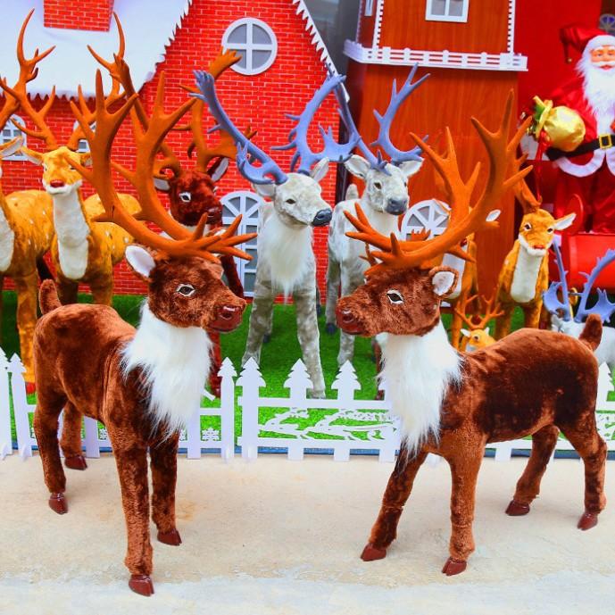 

Рождественский олень, Северный олень, Мохнатый олень, Пятнистый олень, Флокированный олень, Большое рождественское украшение, Украшение для атриума торгового центра отеля