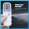 Mini Face Steamer Nano Facial Mister Hydrating Handy Handheld Usb Rechargeable Mini Facial Steamer For Eyelash Extensions Skin