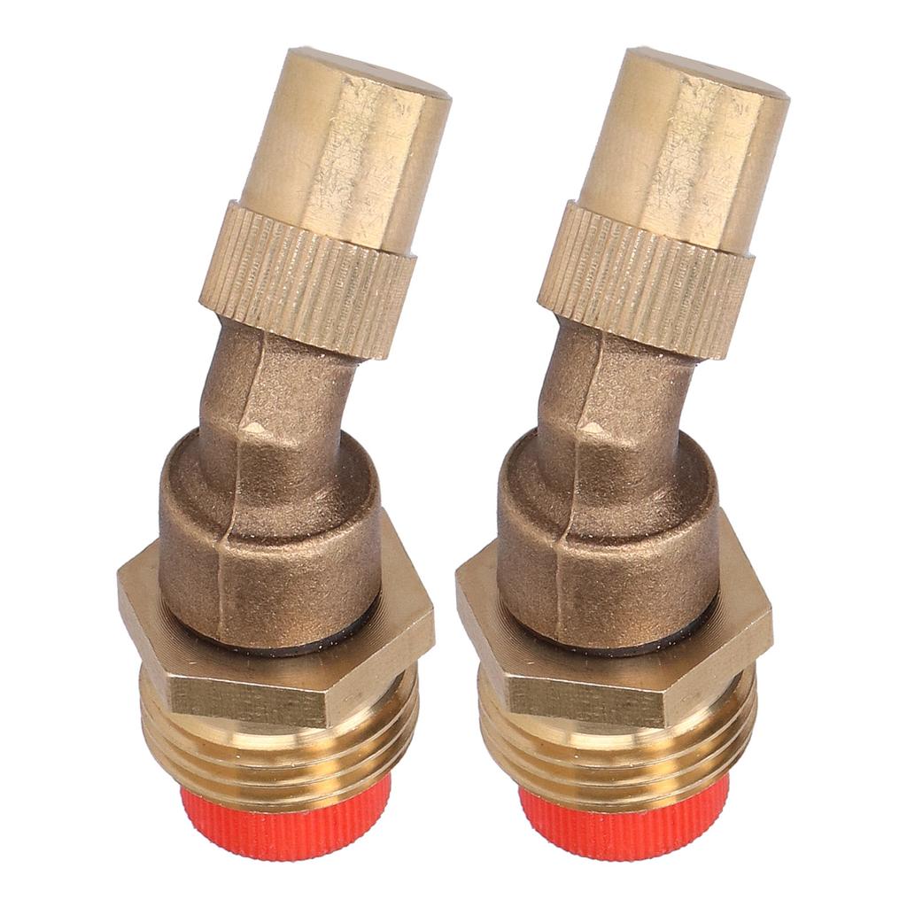 2 Stück Verstellbarer Zerstäubungs-Winkel-Sprüher mit Filter G1/2 Außengewinde Bewässerungsdüse