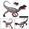 Jurassic Dinosaur Model Set: Double-Crowned Dragon, Pterodactyl, Triceratops, Styracosaurus, T-Rex