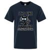 Men's High Quality T-shirt 100% Cotton Funny Cool Cat Printed T-shirt Casual Men's Short Sleeve T-shirt for Men T-Shirt Male Top