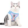 Breathable Reflective Pet Leash Vest Chest Strap Escape-Proof Pet Harness for Dogs & Cats - Full Mesh Breathable Adjustable Vest (4 Colors)