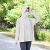 Breathable Mid-Length Outdoor Cycling Sun Protection Jacket with Large Brim