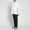 Off-White SS21 Logo Print Hooded Long Sleeve Sweatshirt Men Top White OMBB032S180030080100