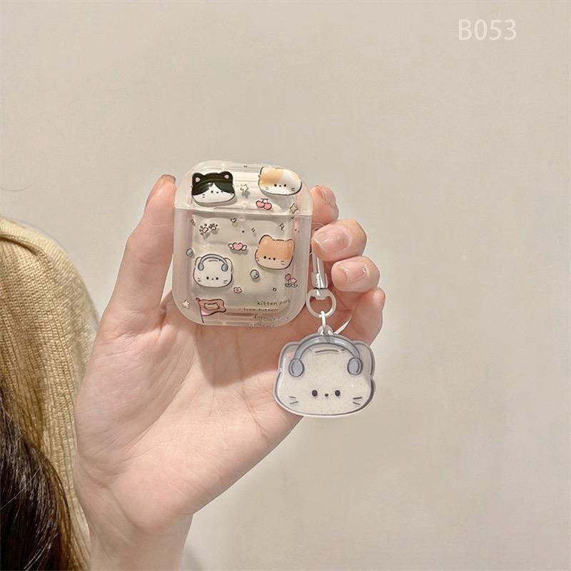 Cartoon Cute Cat for AirPods 1/1/1/1 Generation Earphone Case Pro/Pro1 Apple Earphone Case