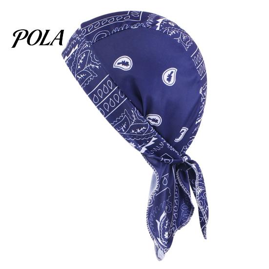 Pirate Hat, Adjustable Streamer Design Hip-hop Cap, Cashew Print Street Style Hat, Breathable Elastic Fabric Hip-Hop Outdoor Sports Hat