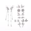 2Pcs DIY Headphone Diameter Buckle Zircon Decorative Headphone Decoration Clip Removable Easy To Install Earbud Accessories