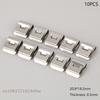 10Pcs Stainless Steel Solar Panel Cable Clips Solar PV Cable Clip Locking Clamp For 4 Square 2-Wire Cable Wiring Accessories