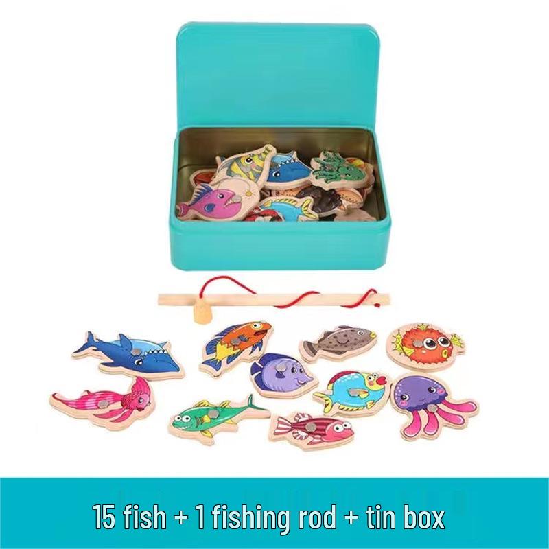 Toddler Educational Magnet Fishing Game for Ages 1-3 Years - Concentration and Thinking Training Toy