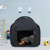 Portable Pop-Up Kids Play Tent Black UV-Blocking Indoor Outdoor Shade House 1-2 Children