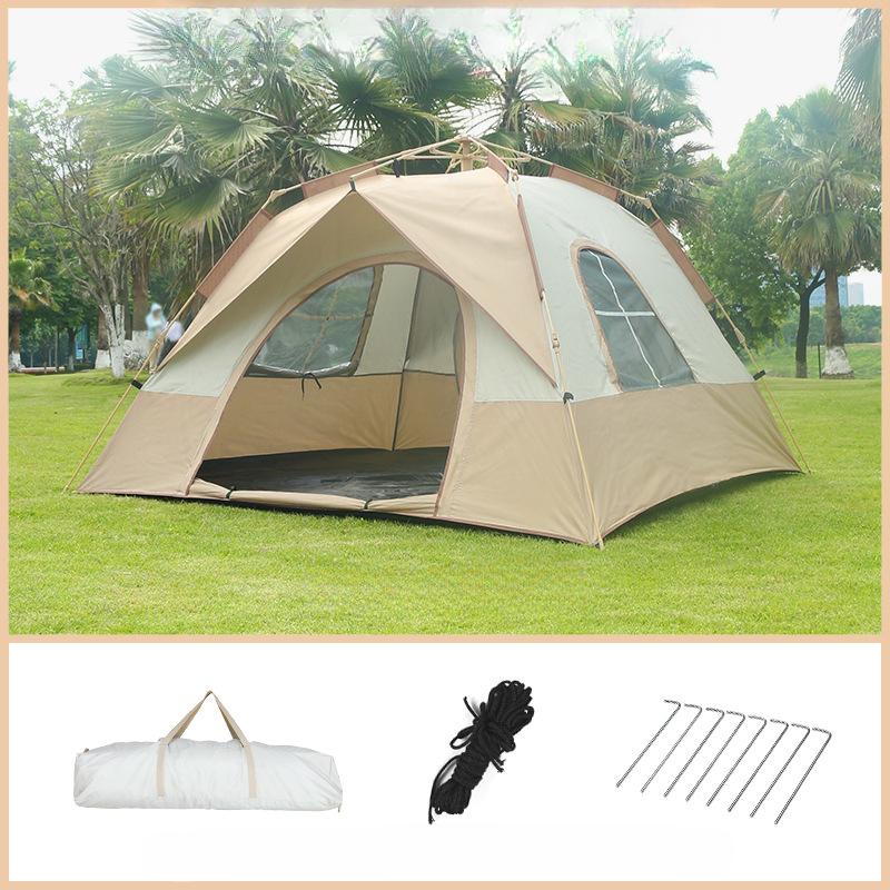 

Уличная палатка для кемпинга, пляжа, портативная складная, автоматическая, быстро открывающаяся, для парка, для кемпинга, защита от дождя и солнца, защита от комаров 220*220*150CM