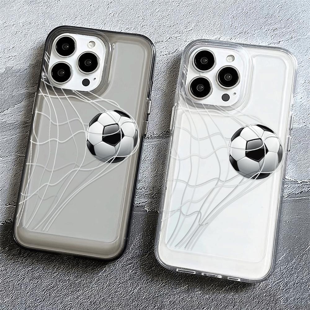 The Ball Went Into the Net Phone Case iPhone 15 Pro Max 11 12 13 16 14 Plus 7 8 XS Silicone Shockproof Case Lens Protector Shell