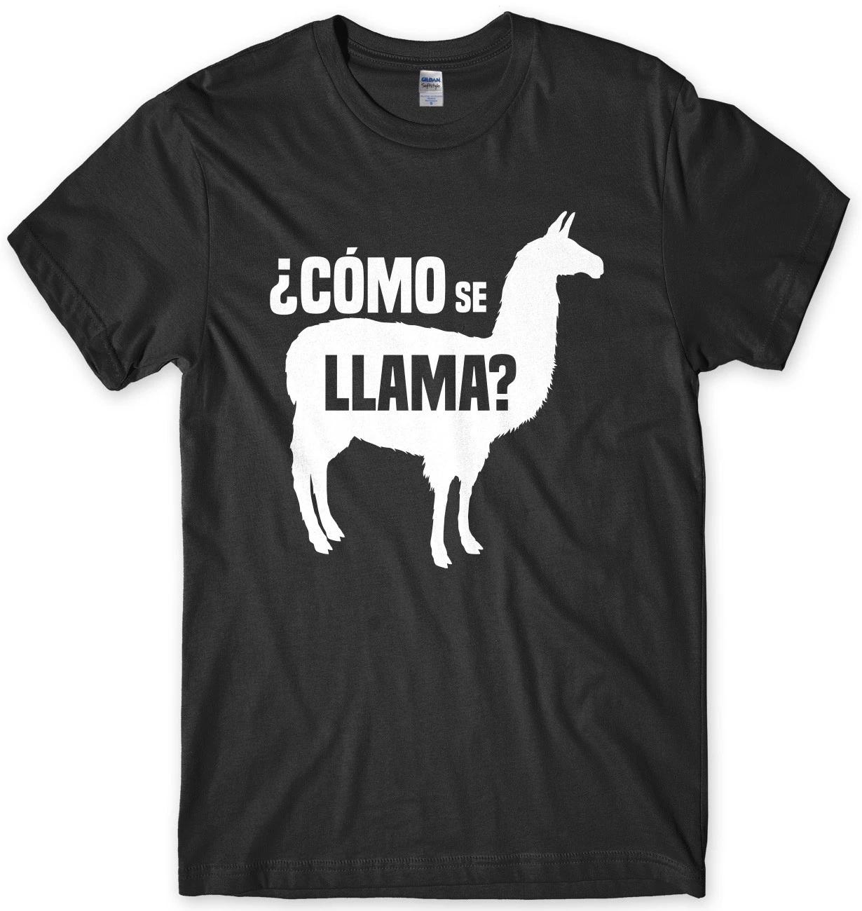 Como Se Llama? Mens Funny Unisex T-Shirt M