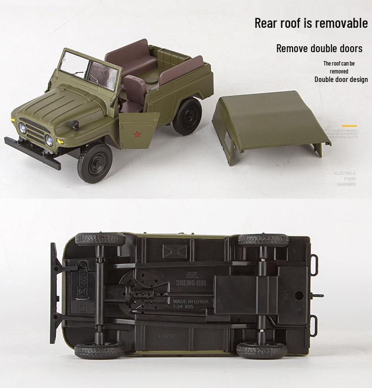 Shenghui 1:36 Jiefang Truck Alloy Model Pull-Back Toy with Sound & Light (Boxed).