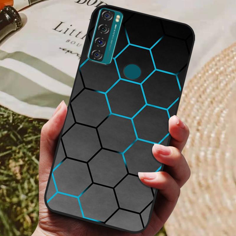 For TCL 20 SE Case Soft Silicone Phone Back Cover For TCL 20 SE TCL20SE TCL20 20SE Cases Coque for TCL 20SE  Fundas Bumper Shell