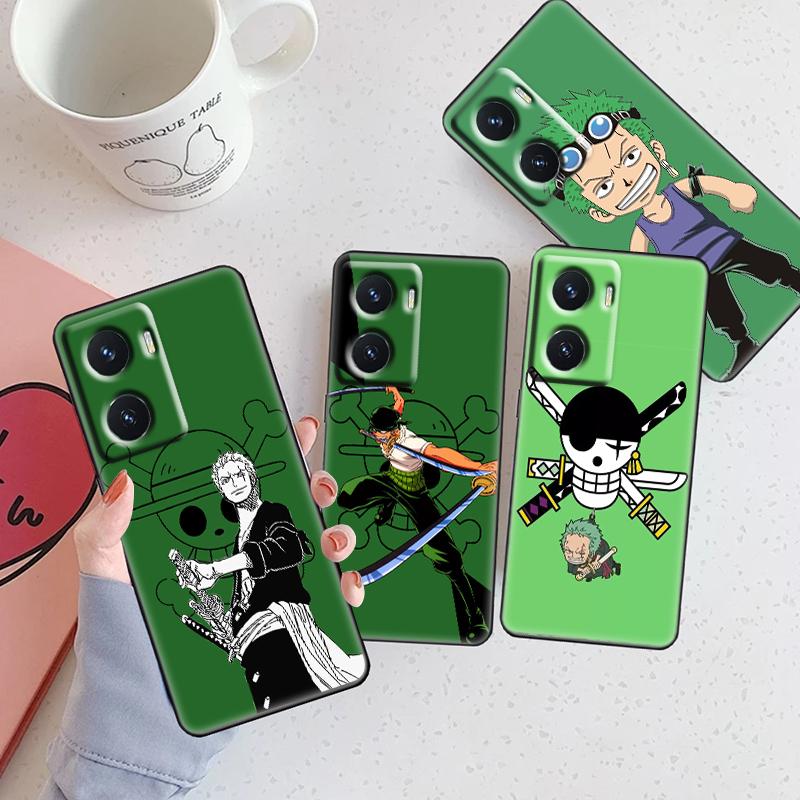 

Anime O-Ones Pieces Zoros Phone Case For OPPO A5 A9 A72 A53 A74 Find X2 X3 Pro Lite Neo Reno 4 5 6 7 Z Pro 5G Black TPU