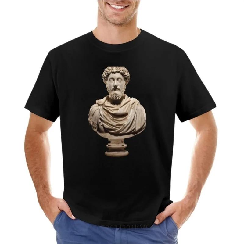 Marcus Aurelius Stoicism TShirt Sports Fans Oversizeds Short Sleeve Tee Plus Sizes Mens T Shirts Pack
