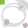 Yin Ziyun White Gold Snowflake S925 Silver Beads BSC368