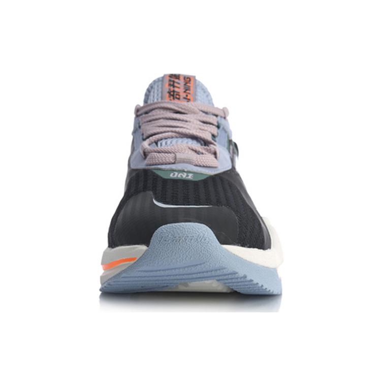 New LiNing 001 T2000 Slip-Resistant Rebound Lightweight Low-Top Running Shoes Women's Black White AGLQ002-4