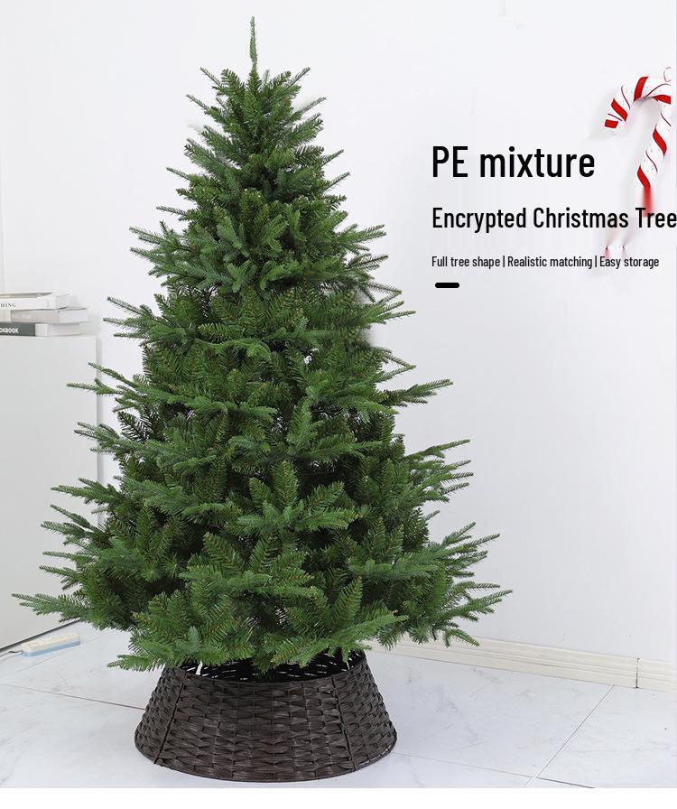 PE+PVC Green Christmas Tree for Window Display or Decoration