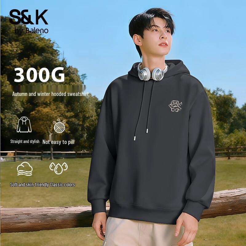 

Baleno Men s S&K Series Heavyweight Cartoon Print Hoodie 3XL