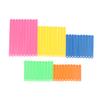 10/20/50 Stück Bunte ineinandergreifende Polygonstäbe Polygone Winkel Lernstäbe Montessori Mathe Lernspielzeug Kleinkind Geschenke